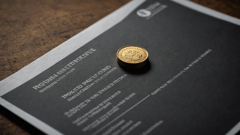 Financial documents with currency symbols and contract papers